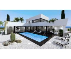 Villa 3 dormitorios 3 baños, piscina privada en la Cabuzana, Vera Playa