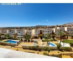 ATICO 2 DORMITORIOS , SOLARIUM, PISCINA DE INVIERNO, ZONA LAS SALINAS VERA ALMERIA