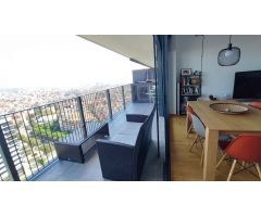 Piso en alquiler con terraza propia y vistas de la ciudad