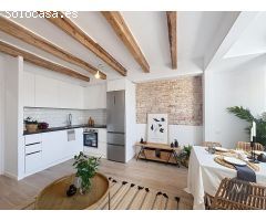 Piso reformado con gran terraza en el barrio de Sants