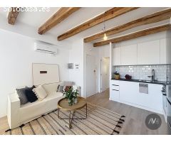 Piso reformado con gran terraza en el barrio de Sants