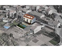 Edificio de obra nueva en Calonge con pisos de estilo moderno con piscina y zonas verdes