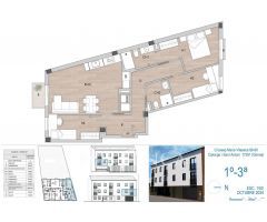 Edificio de obra nueva en Calonge con pisos de estilo moderno con piscina y zonas verdes