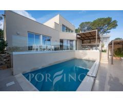 Moderna casa de ensueño con vistas espectaculares al mar en Calonge