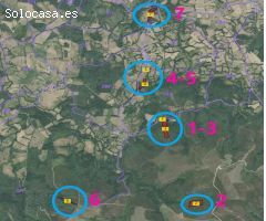 Se venden 7 Fincas rústicas en el entorno de Montederramo, Ourense