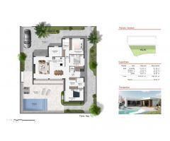 VILLAS DE OBRA NUEVA EN ALTOANA GOLF RESORT, MURCIA