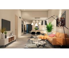 Villas pareadas de obra nueva en una planta con piscina privada