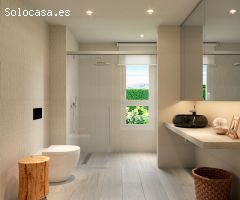 Villas pareadas de obra nueva en una planta con piscina privada