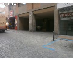 Se alquila plaza de garaje en centro