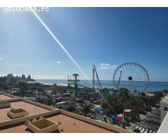 Atico con dos dormitorios y vistas al mar en alquiler