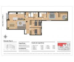 ESPECTACULAR  PROMOCION 16 VIVIENDAS NUEVAS EN POLIGONO 3 DESDE  144.000 €