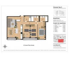 ESPECTACULAR  PROMOCION 16 VIVIENDAS NUEVAS EN POLIGONO 3 DESDE  144.000 €