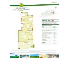 Exclusivo Apartamento de 2 Dormitorios en Serenity Frontline Golf Home [amp;]Beach Club resort Alcai