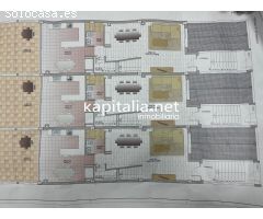 Adosado en construcción en La Llosa de Ranes.
