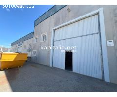 Nave venta en el polígono industrial de Vallada