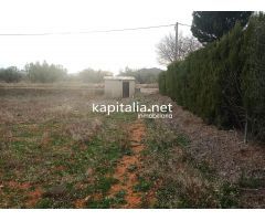 TERRENO A LA VENTA EN AIELO DE MALFERIT CON CASITA DE APEROS