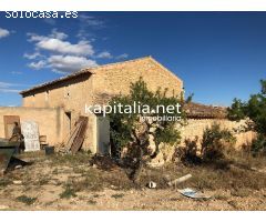 MASIA CON TERRENO A LA VENTA EN FONTANARS