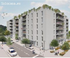 Obra nueva en segunda planta con terraza en Xativa