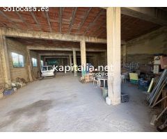 NAVE COMERCIAL SOBRE PARCELA DE TERRENO A LA VENTA EN LA LLOSA DE RANES