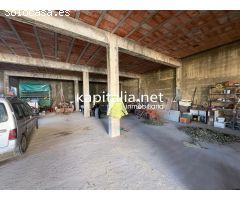NAVE COMERCIAL SOBRE PARCELA DE TERRENO A LA VENTA EN LA LLOSA DE RANES