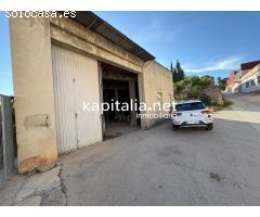 NAVE COMERCIAL SOBRE PARCELA DE TERRENO A LA VENTA EN LA LLOSA DE RANES