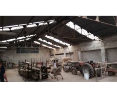 NAVE INDUSTRIAL DE 1420M2 + TERRENO RÚSTICO DE 10000M2 CON POSIBILIDAD DE VIVIENDA DE 200m2