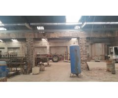 NAVE INDUSTRIAL DE 1420M2 + TERRENO RÚSTICO DE 10000M2 CON POSIBILIDAD DE VIVIENDA DE 200m2