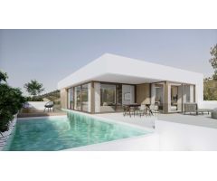 Villas de nueva construcción de diseño moderno con vistas panorámicas al mar