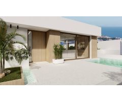 Villas de nueva construcción de diseño moderno con vistas panorámicas al mar
