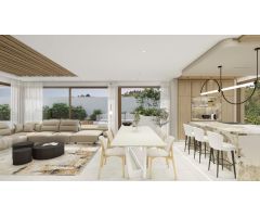Villas de nueva construcción de diseño moderno con vistas panorámicas al mar