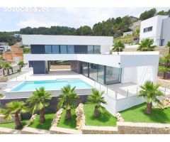 Impresionante villa de lujo moderna con vistas al mar