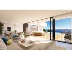 Villa lujoso de arquitectura moderna con vistas al mar