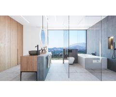 En construcción, villa de lujo con vistas panoramicas al mar