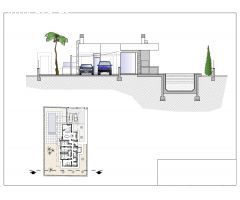 Proyecto de nueva construcción con orientación sur