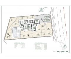 Proyecto de nueva construcción con orientación sur