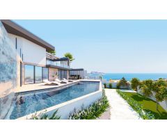 Villa de diseño moderno con espectaculares vistas al mar