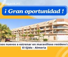 Pisos a ESTRENAR de obra nueva en San Agustín ( El Ejido)