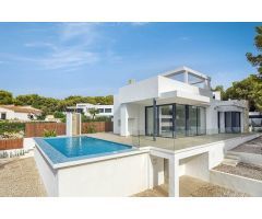 Chalet de diseño de 3 dormitorios en Benissa Costa, con piscina privada, vistas al mar y al Peñon De