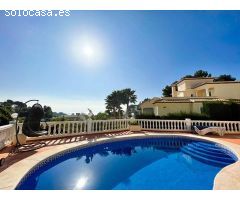 Villa en Benissa costa (Costa blanca) con vistas parciales al mar, situada a tan solo 650 m de la pl