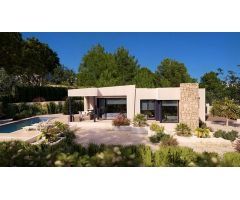 Villa moderna en Benissa Costa (Costa Blanca) nueva construcción con piscina privada