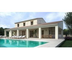 Villa de lujo con estilo tradicional