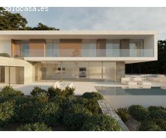Magnifica villa moderna en Moraira con parcela de 1046m2.