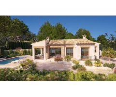 Proyecto de Chalet en Benissa con piscina privada.