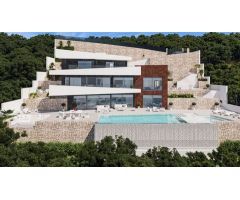 Proyecto de lujo situado en Benissa con piscina privada.