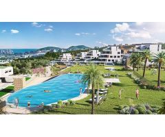 Dúplex con jardín privado y vistas al mar en Finestrat.