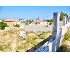 Villa moderna de nueva construcción en Calpe, con piscina privada y fantásticas vistas al mar y al P