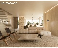Villa en construcción en zona de L’Andragó, Moraira con piscina privada.