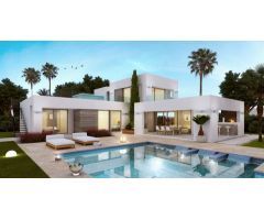 Villa de lujo, obra nueva con piscina privada en Costa Nueva.