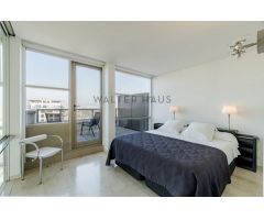 Dúplex en alquiler con terraza, plaza de parking y piscina comunitaria en Diagonal Mar, Barcelona