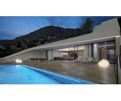 Villa de lujo con vistas panorámicas al mar en Altea